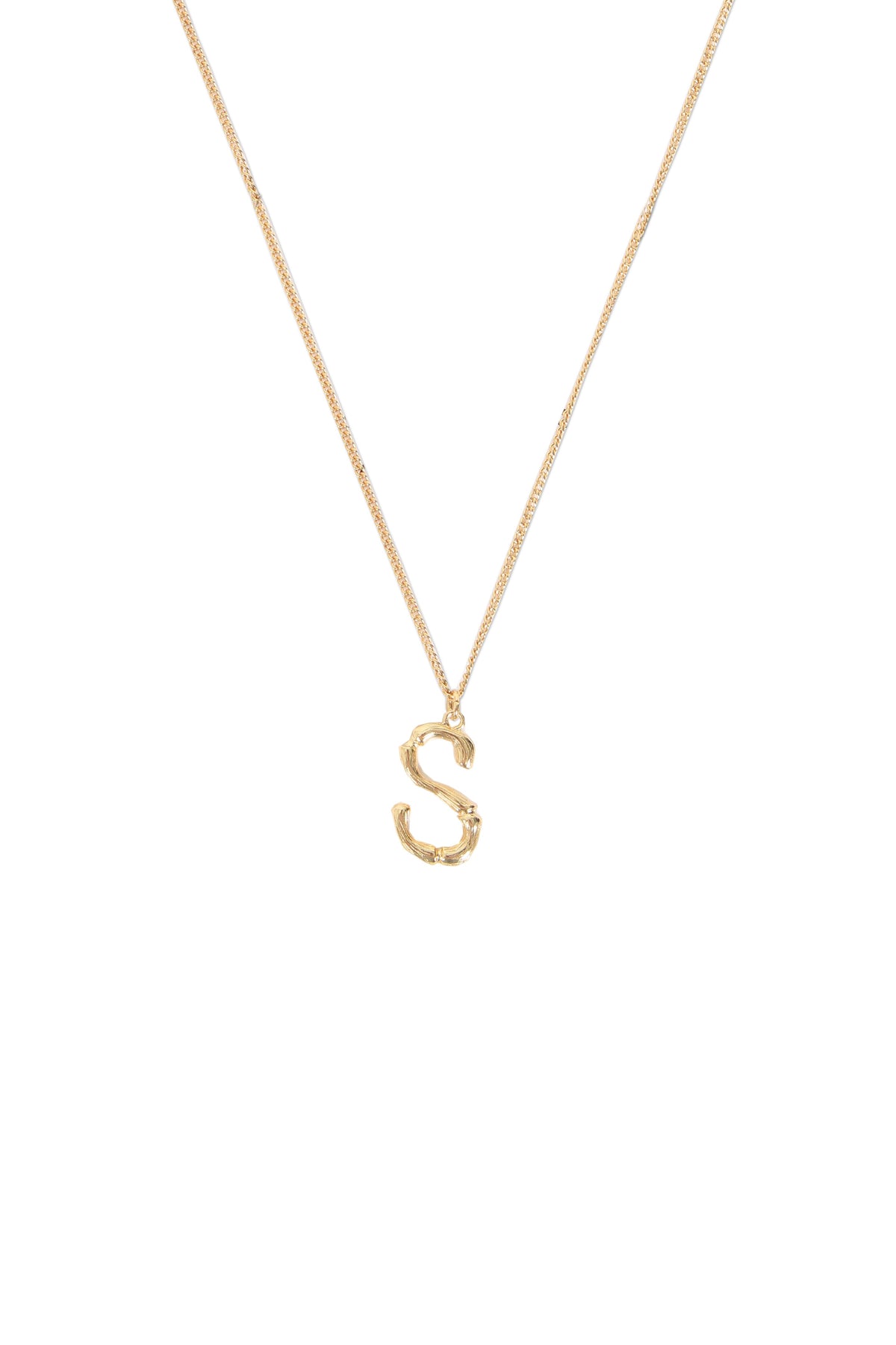 [TEST] Bamboo Initial Necklace