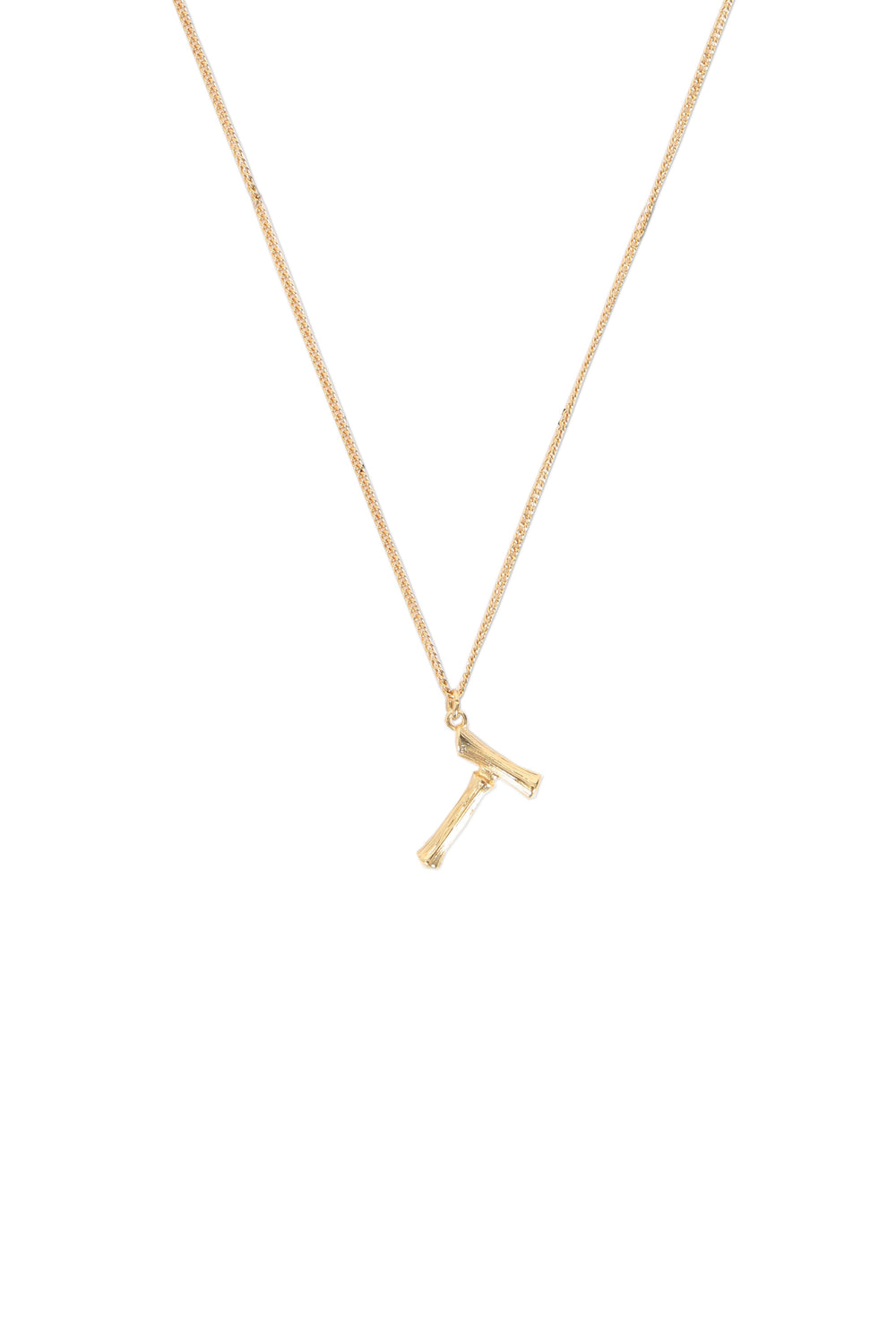 [TEST] Bamboo Initial Necklace
