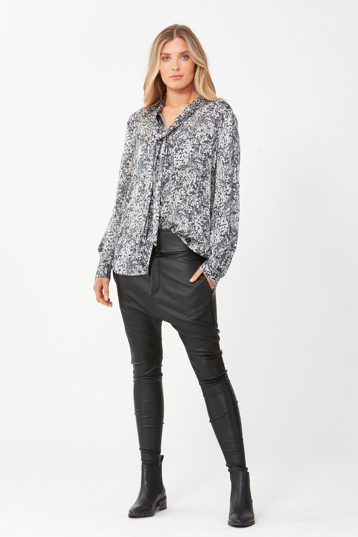 [TEST] April Tie Front Blouse