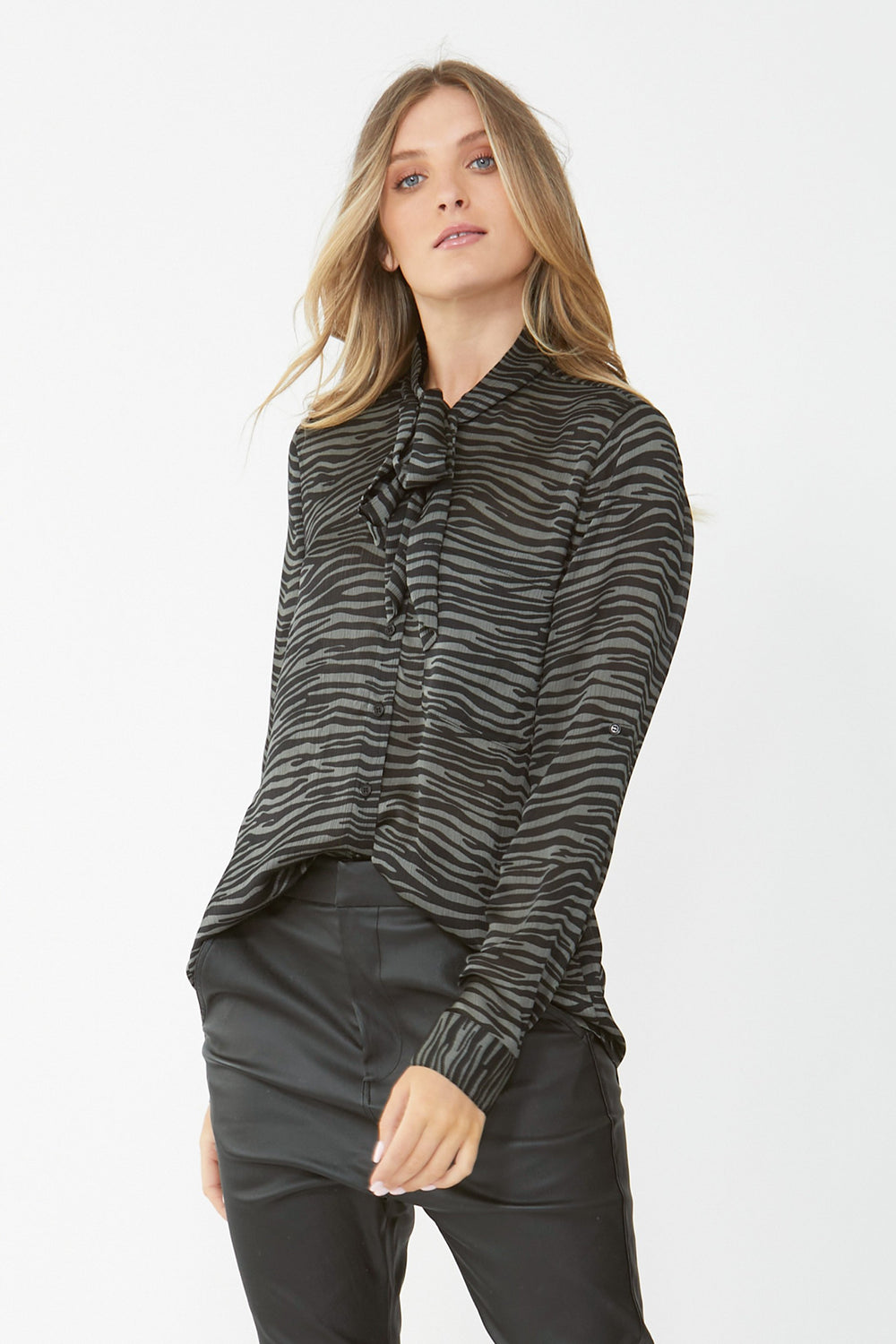[TEST] April Tie Front Blouse