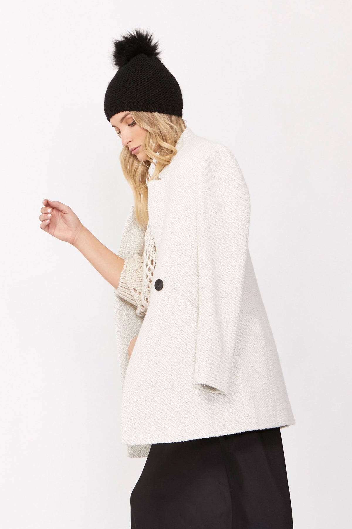 [TEST] Sabina Notched Collar Coat