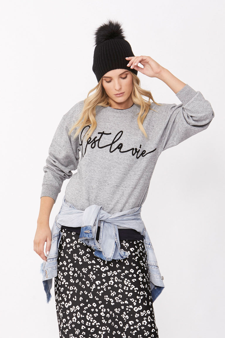 [TEST] Cest La Vie Applique Sweat