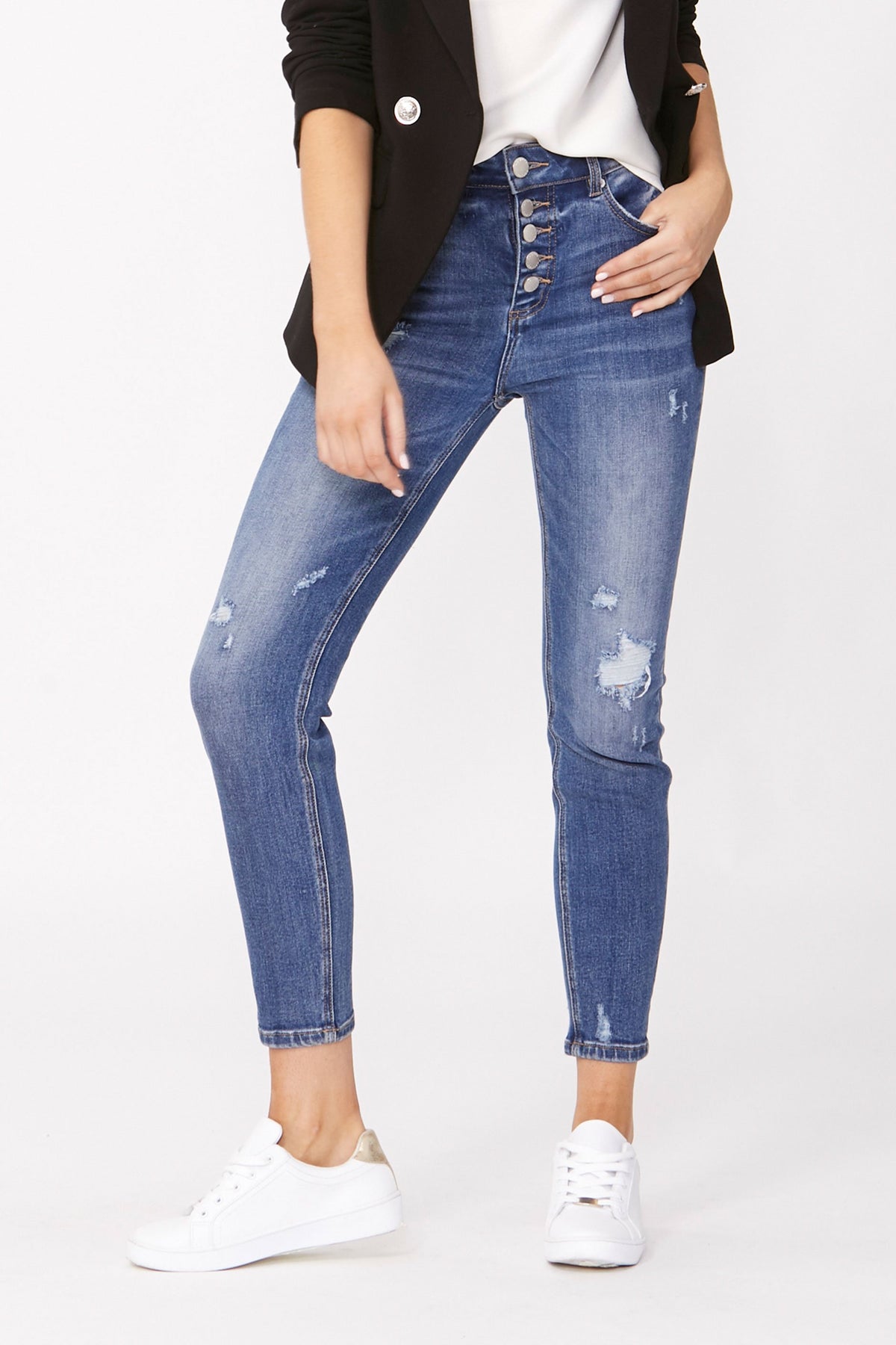 [TEST] Harper Button Fly Skinny Jean