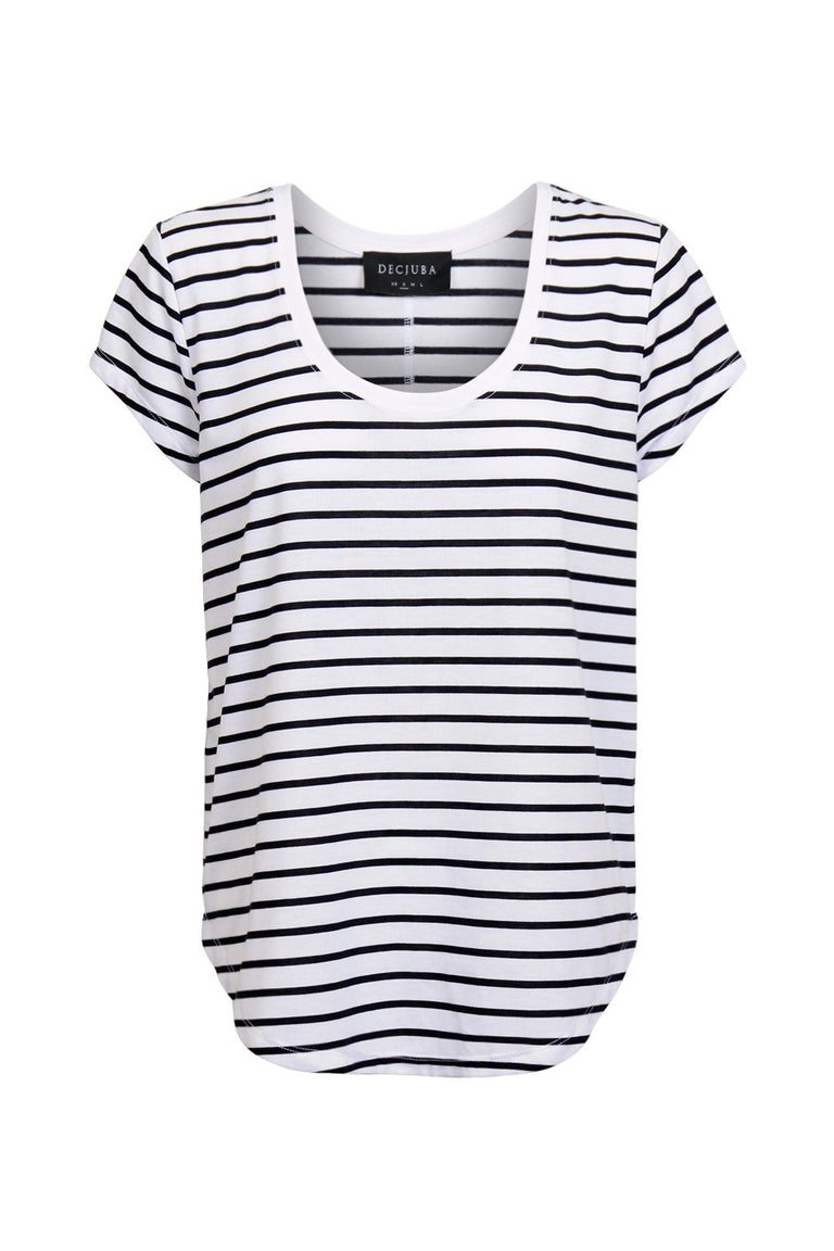 [TEST] Abbie Scoop Neck Tee