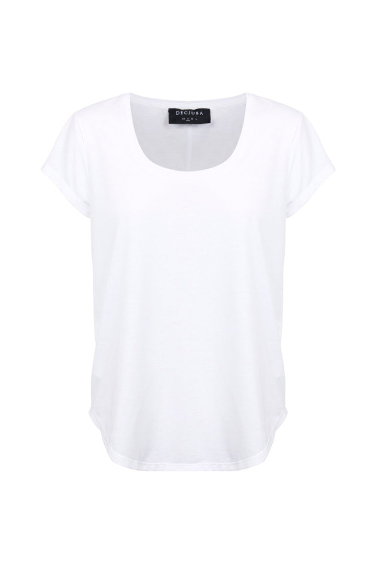 [TEST] Abbie Scoop Neck Tee