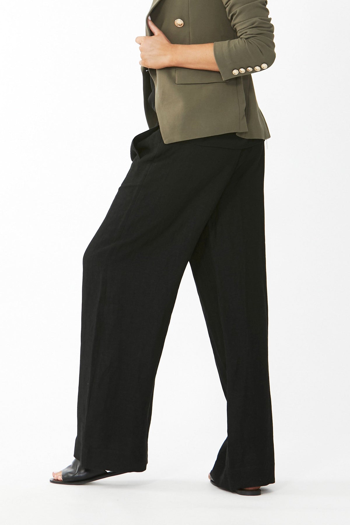 [TEST] Grand Linen Wide Leg Pant