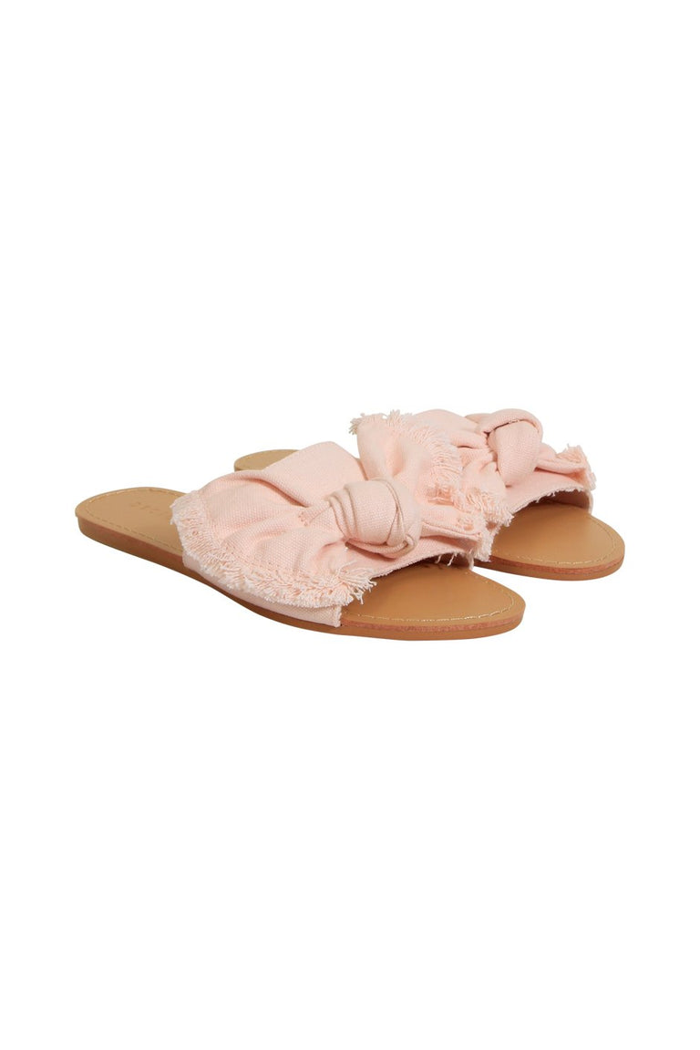 [TEST] Carrie Canvas Bow Slide