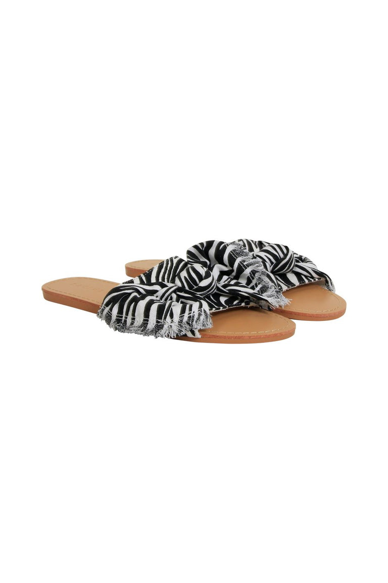 [TEST] Carrie Canvas Bow Slide