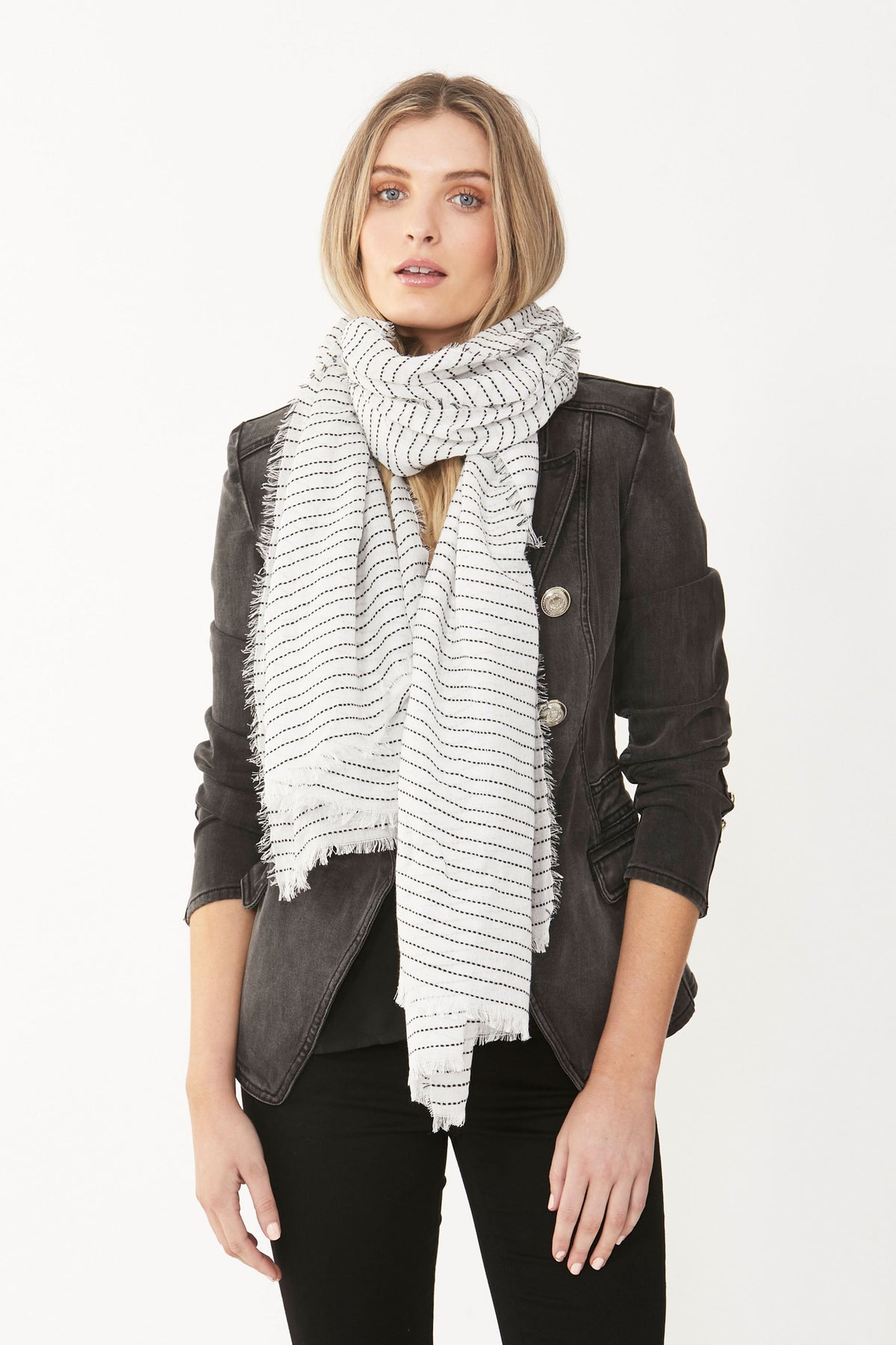 [TEST] Striped Light Weight Scarf