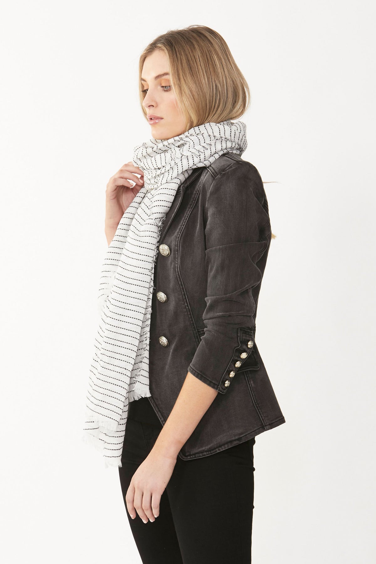 [TEST] Striped Light Weight Scarf