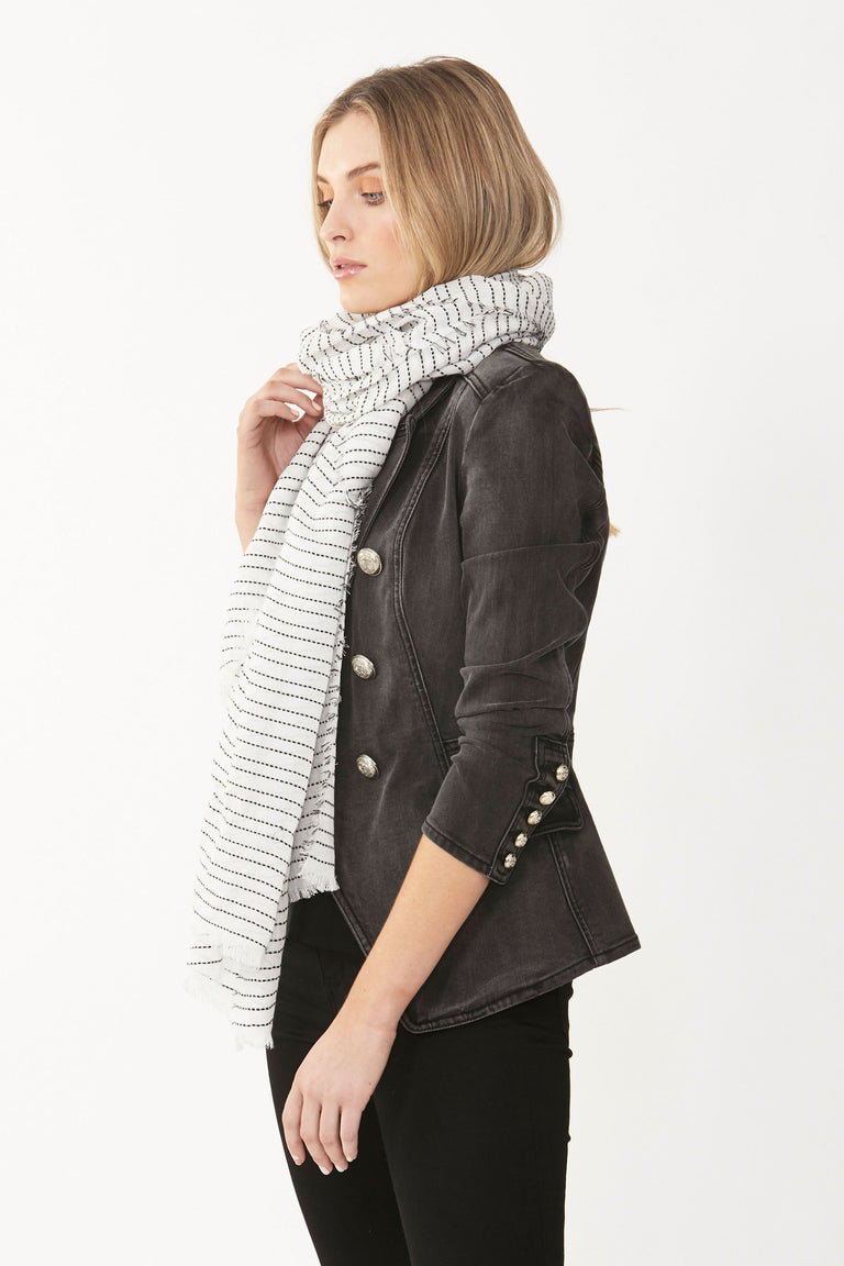 [TEST] Striped Light Weight Scarf