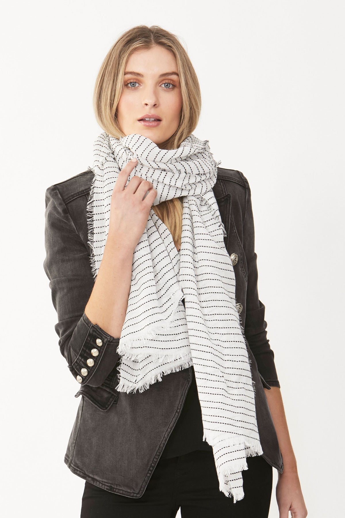 [TEST] Striped Light Weight Scarf