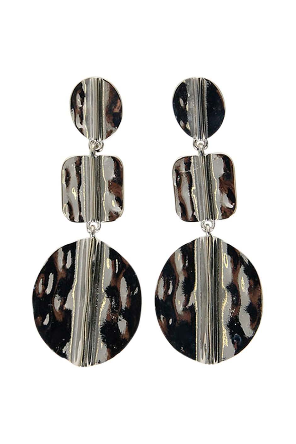 [TEST] Jaina Triple Hammered Earring