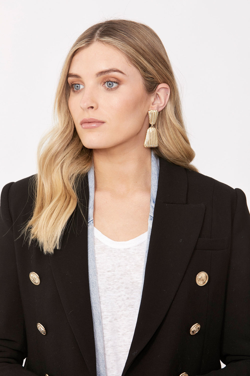 [TEST] Jael Woven Textured Earrings