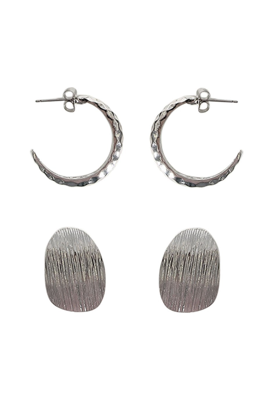 [TEST] Jem 2 Pack Textured Earrings