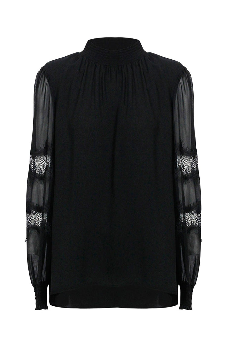 [TEST] Sage Lace Sleeve Blouse