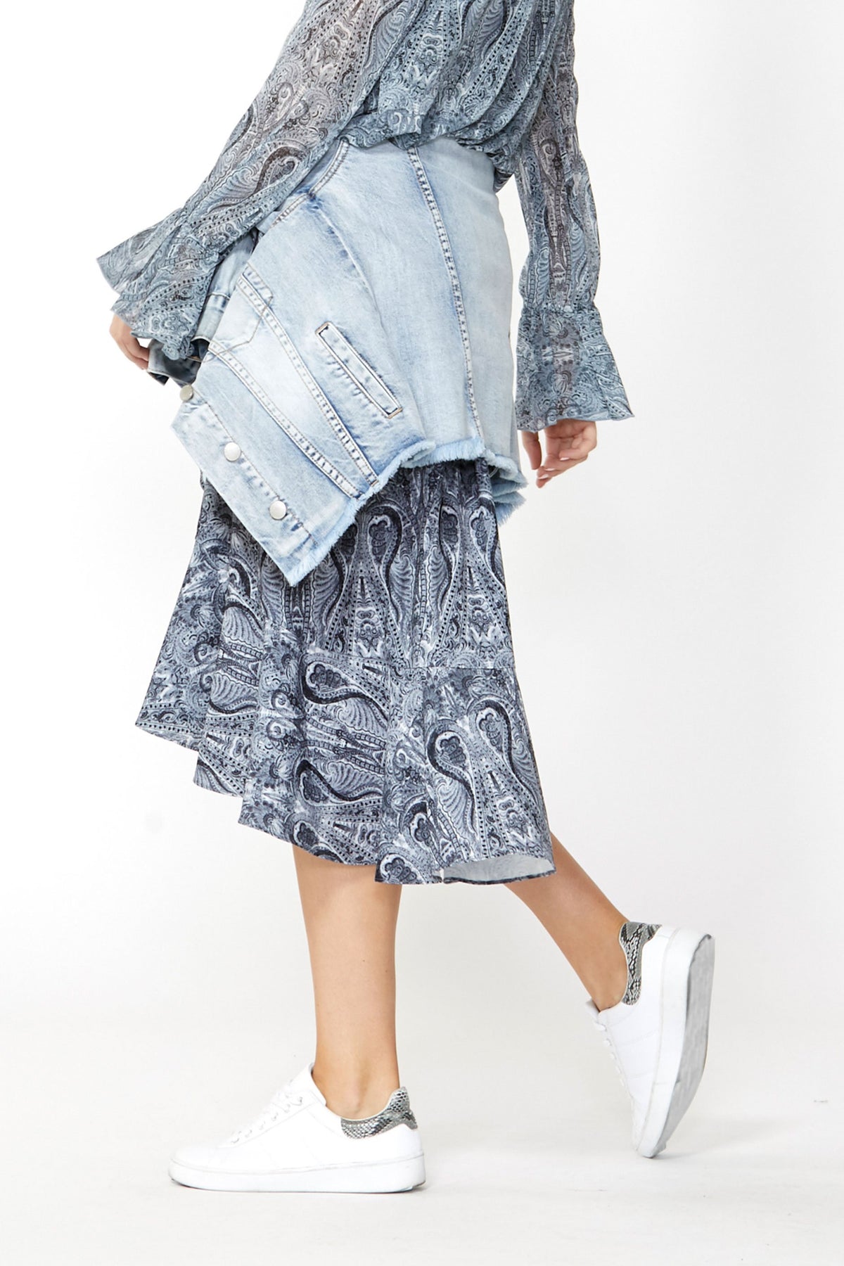 [TEST] Trinity Midi Ruffle Skirt