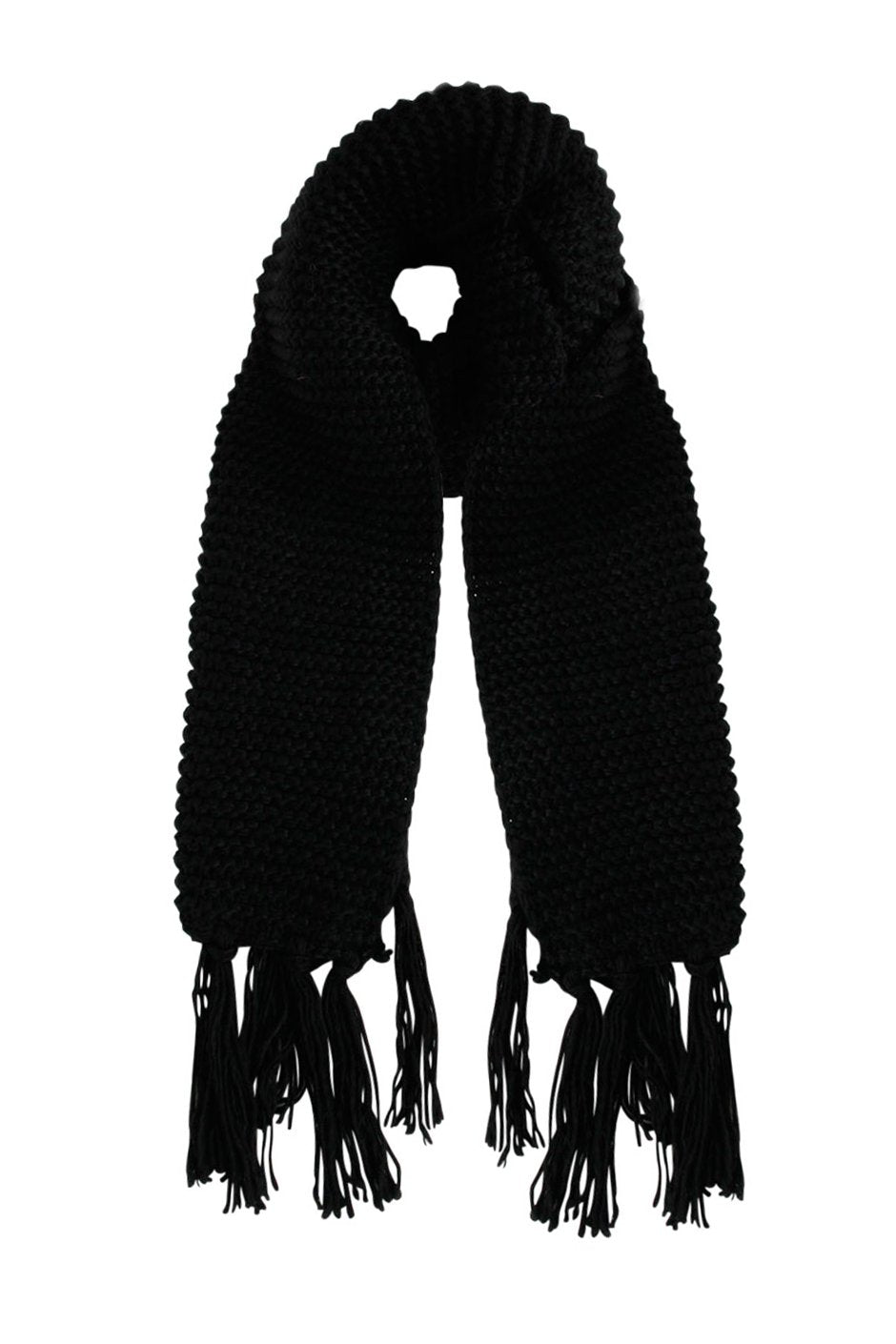 [TEST] Chunky Knit Tassel Scarf