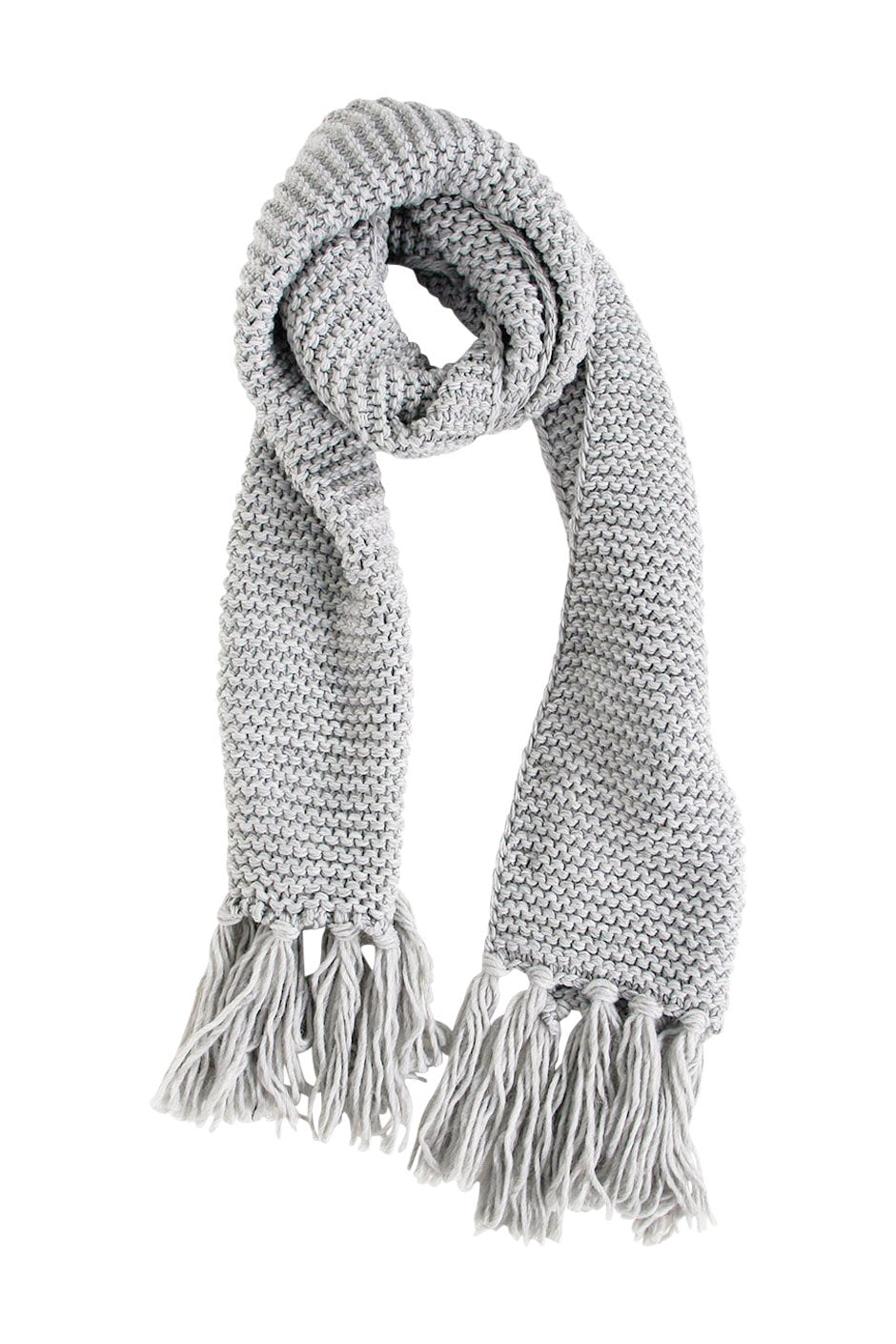 [TEST] Chunky Knit Tassel Scarf
