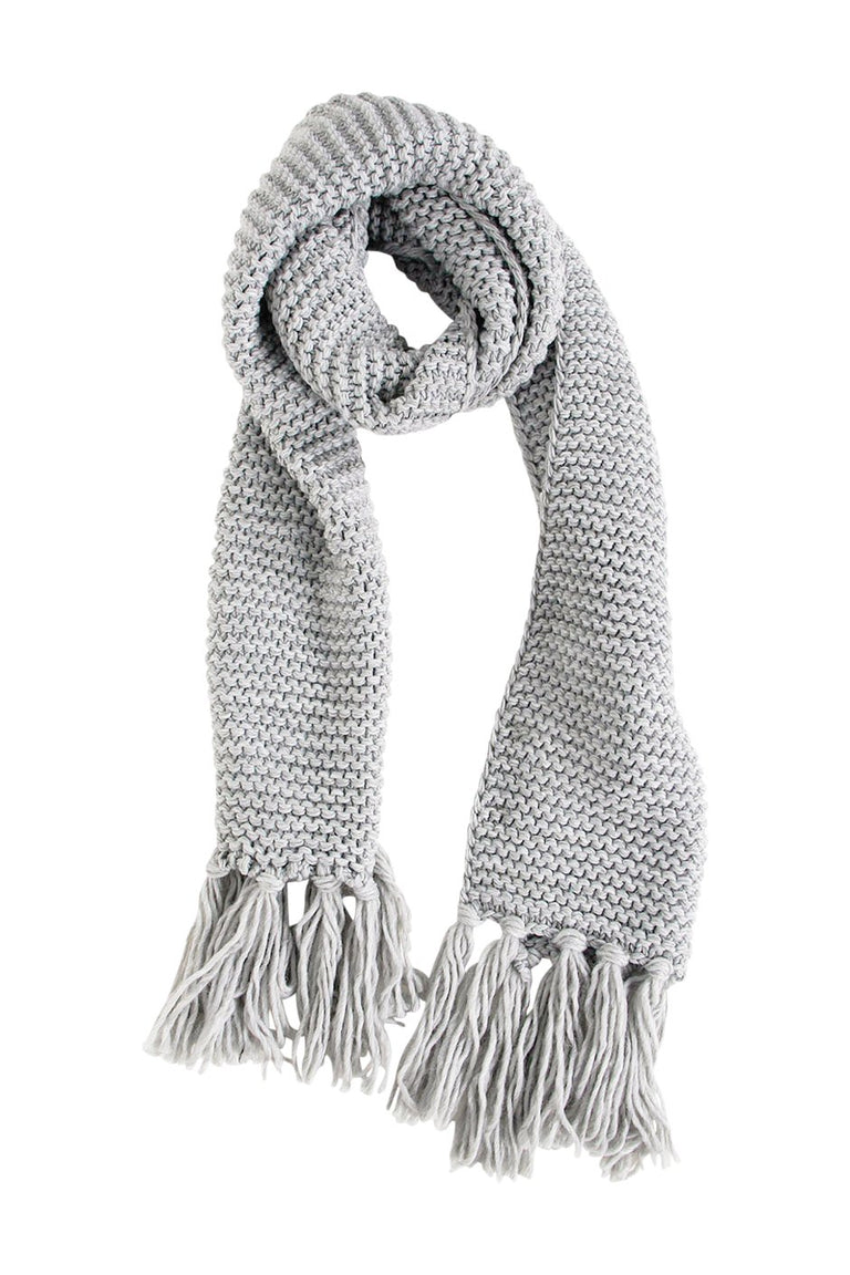 [TEST] Chunky Knit Tassel Scarf