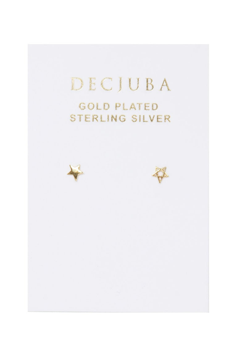 [TEST] Mixed Star Stud Earrings
