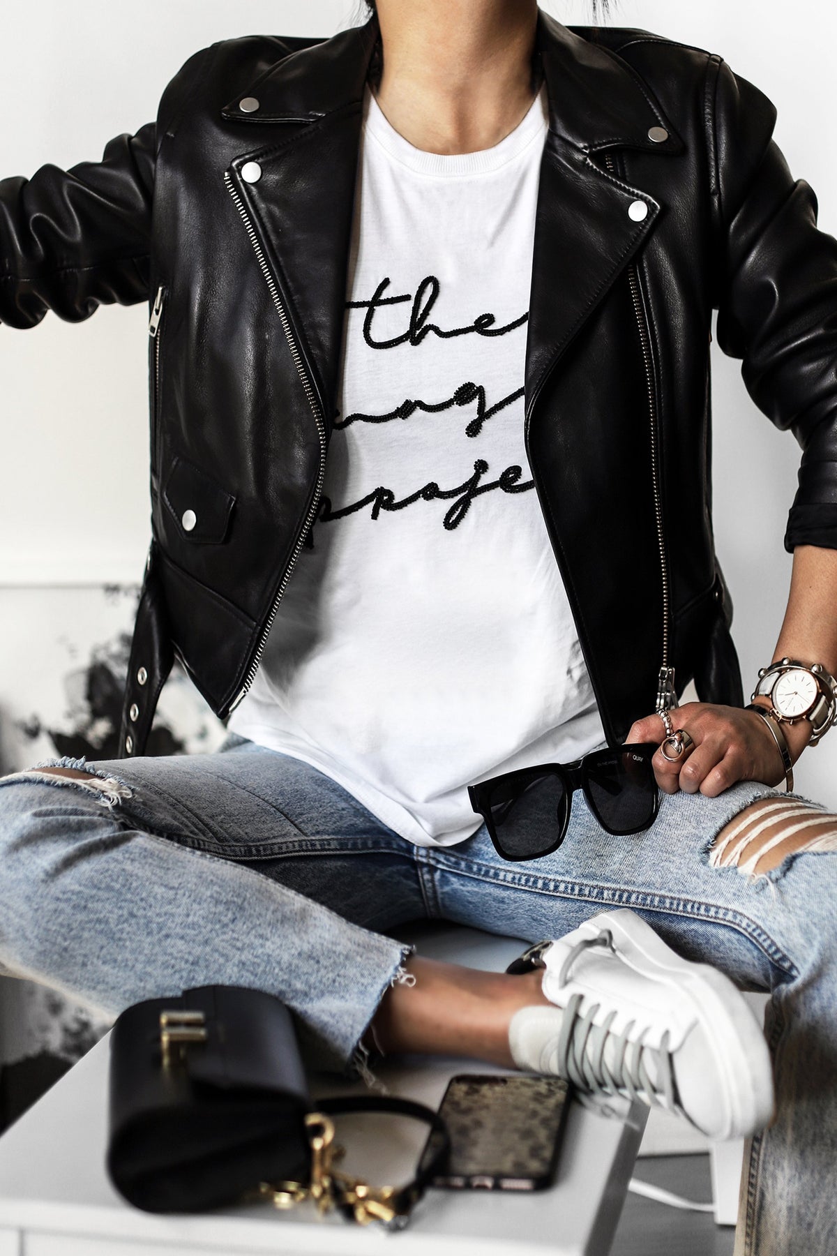 [TEST] THP Beaded Script T-Shirt