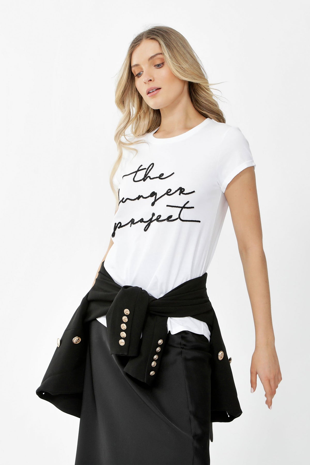 [TEST] THP Beaded Script T-Shirt