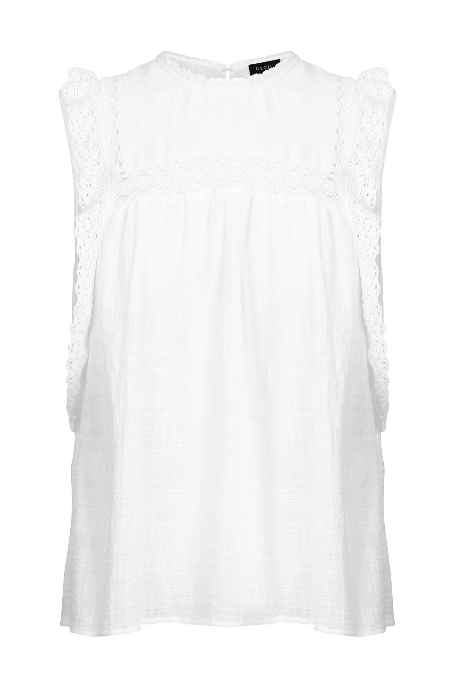 [TEST] Kaia Lace Ruffle Top