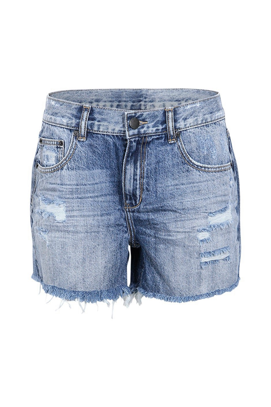 [TEST] Charlie Distressed Denim Short