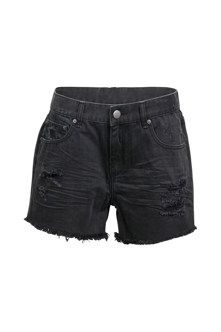 [TEST] Charlie Distressed Denim Short
