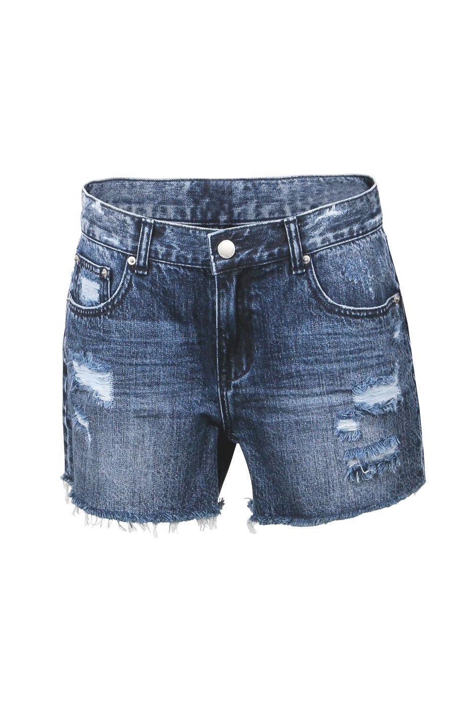 [TEST] Charlie Distressed Denim Short