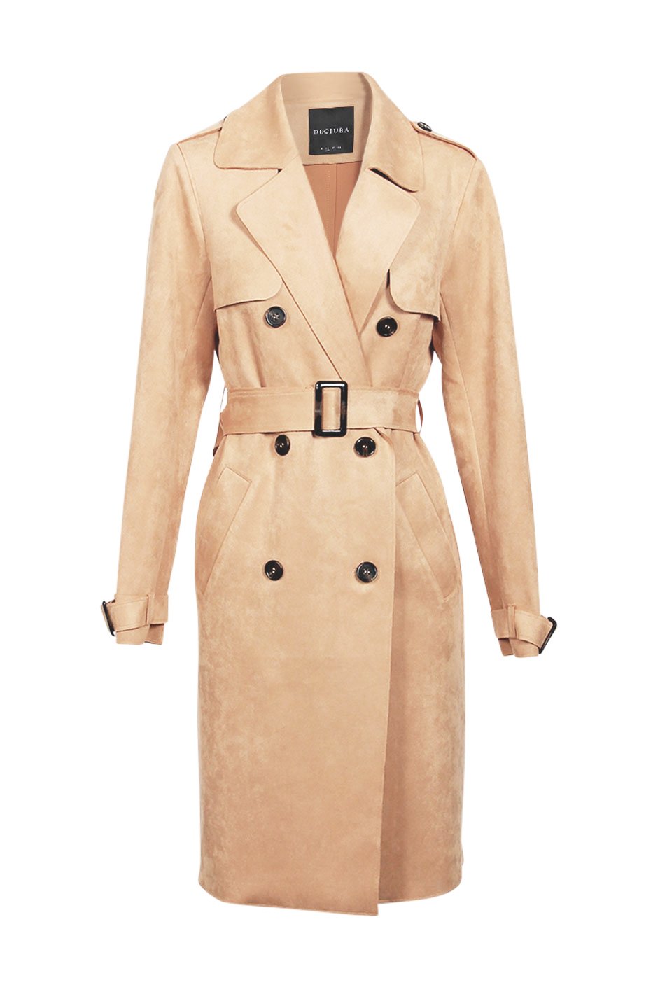 [TEST] Shaana Suedette Trench Coat
