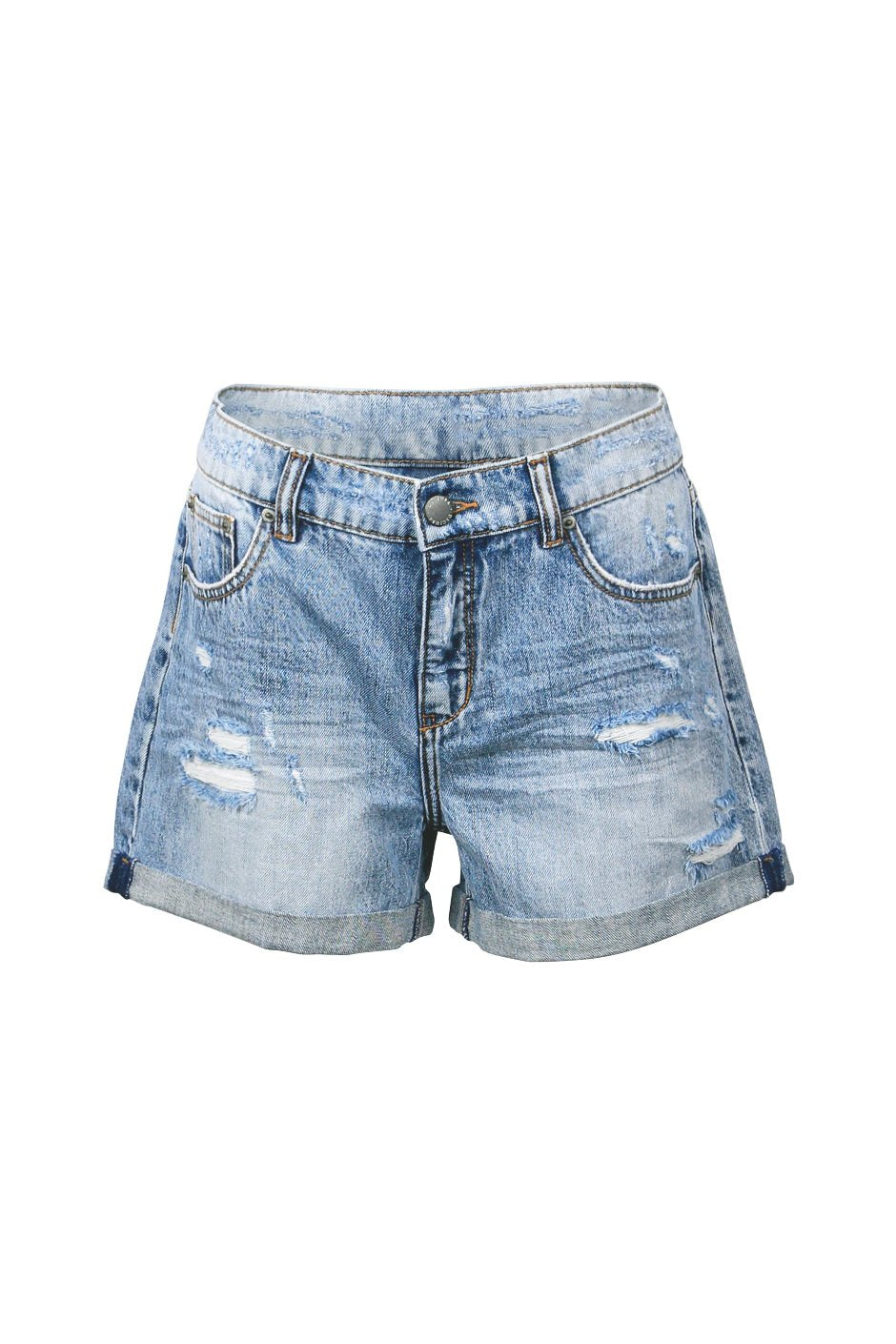 [TEST] Charlie Roll Cuff Denim Short