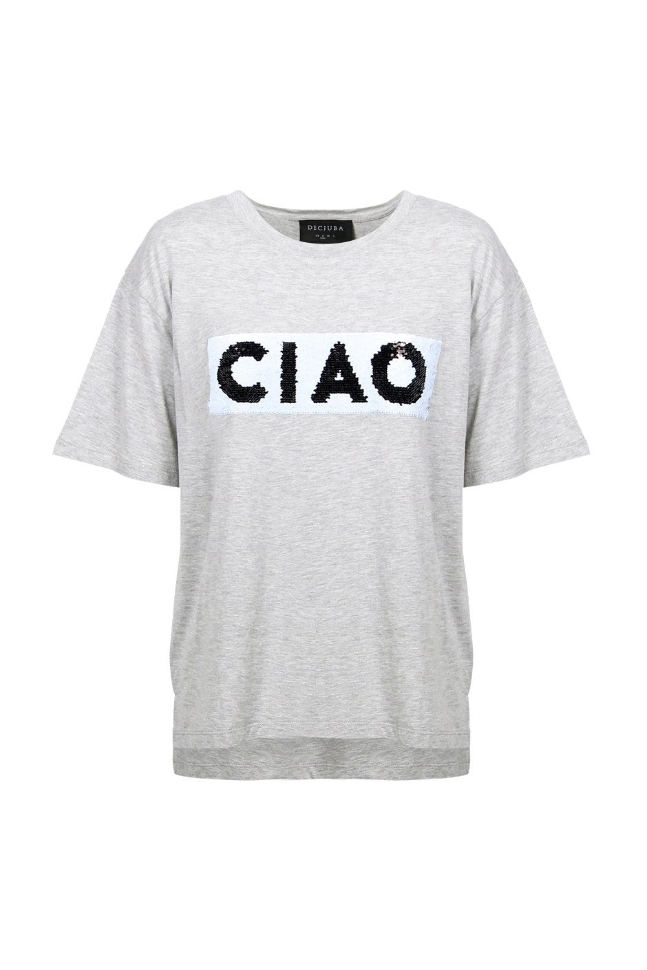 [TEST] Ciao Reverse Logo Sequin Tee