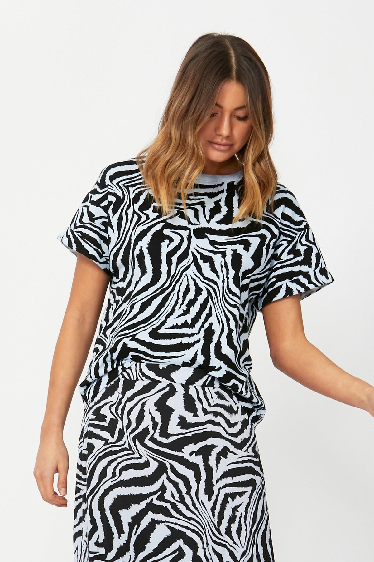 [TEST] Ella Cuffed Slouchy Tee