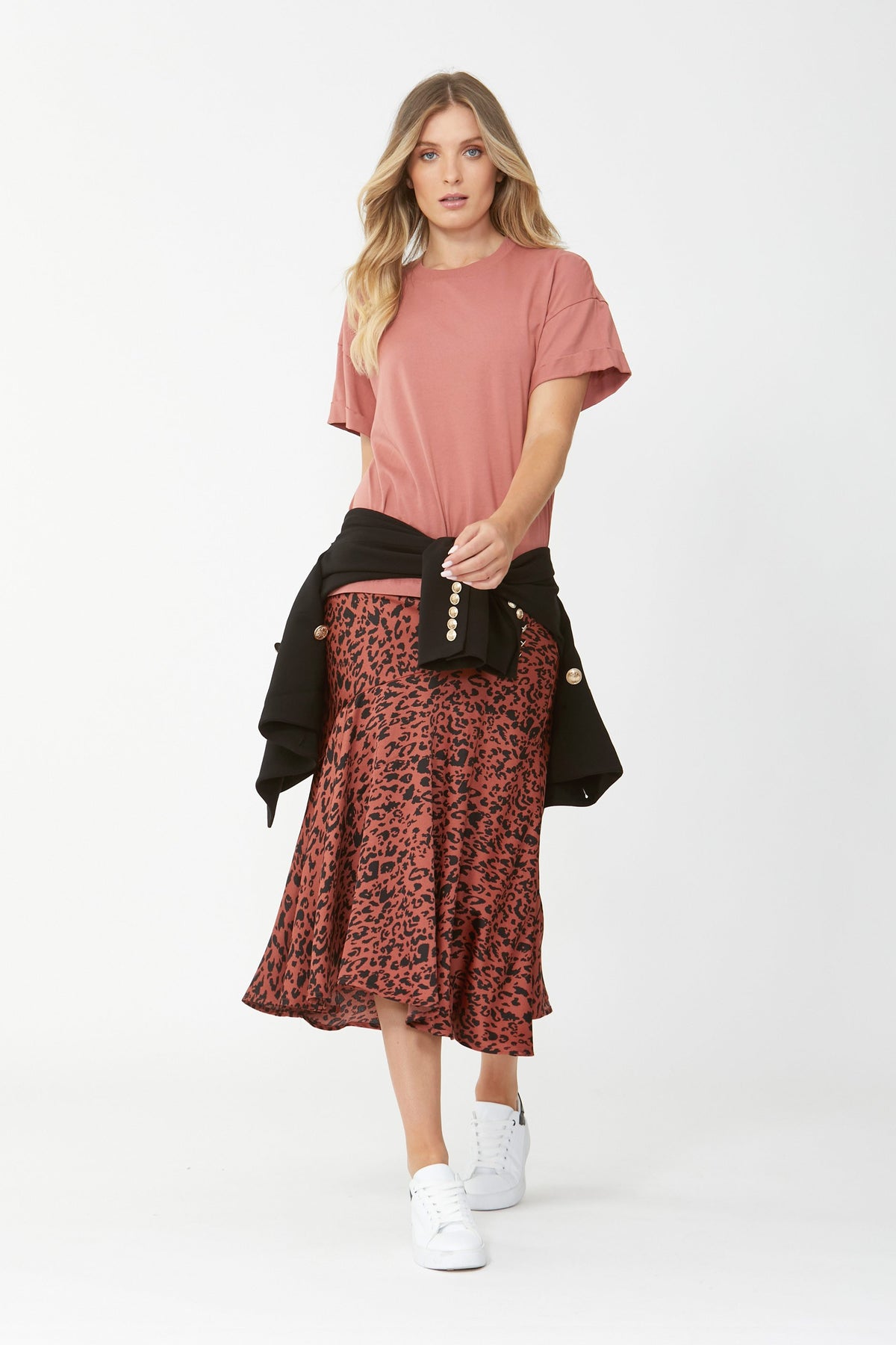 [TEST] Ella Cuffed Slouchy Tee