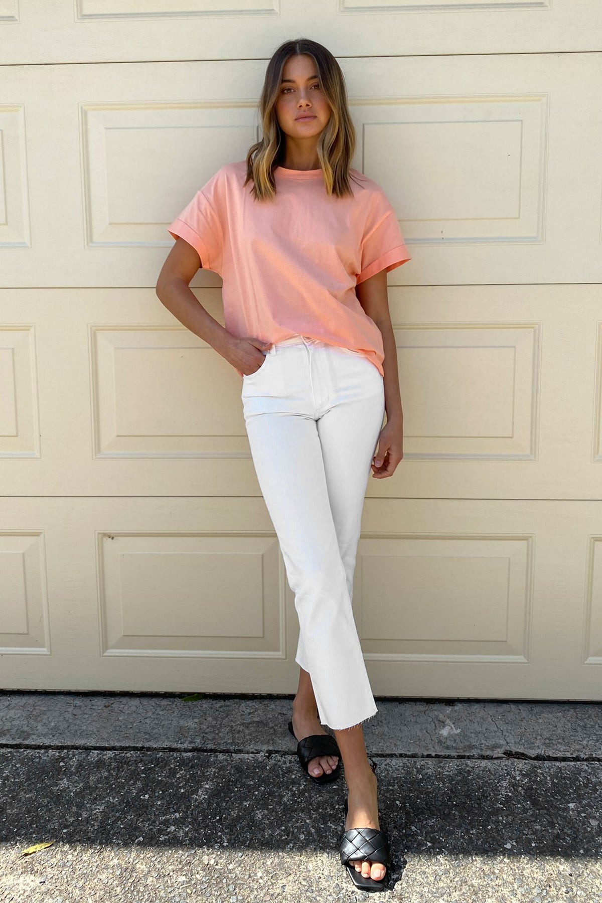 [TEST] Ella Cuffed Slouchy Tee