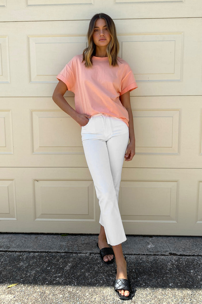 [TEST] Ella Cuffed Slouchy Tee