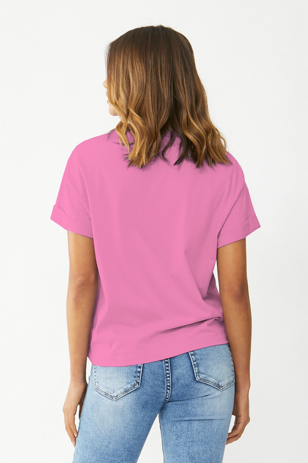 [TEST] Ella Cuffed Slouchy Tee