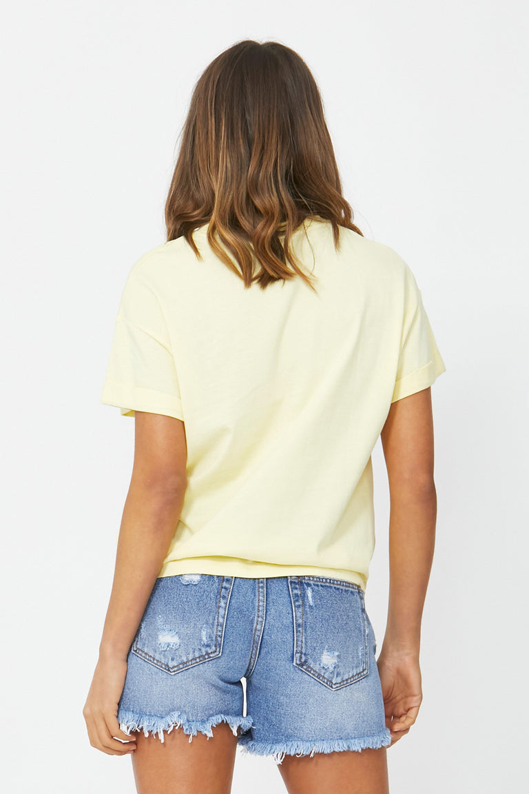 [TEST] Ella Cuffed Slouchy Tee