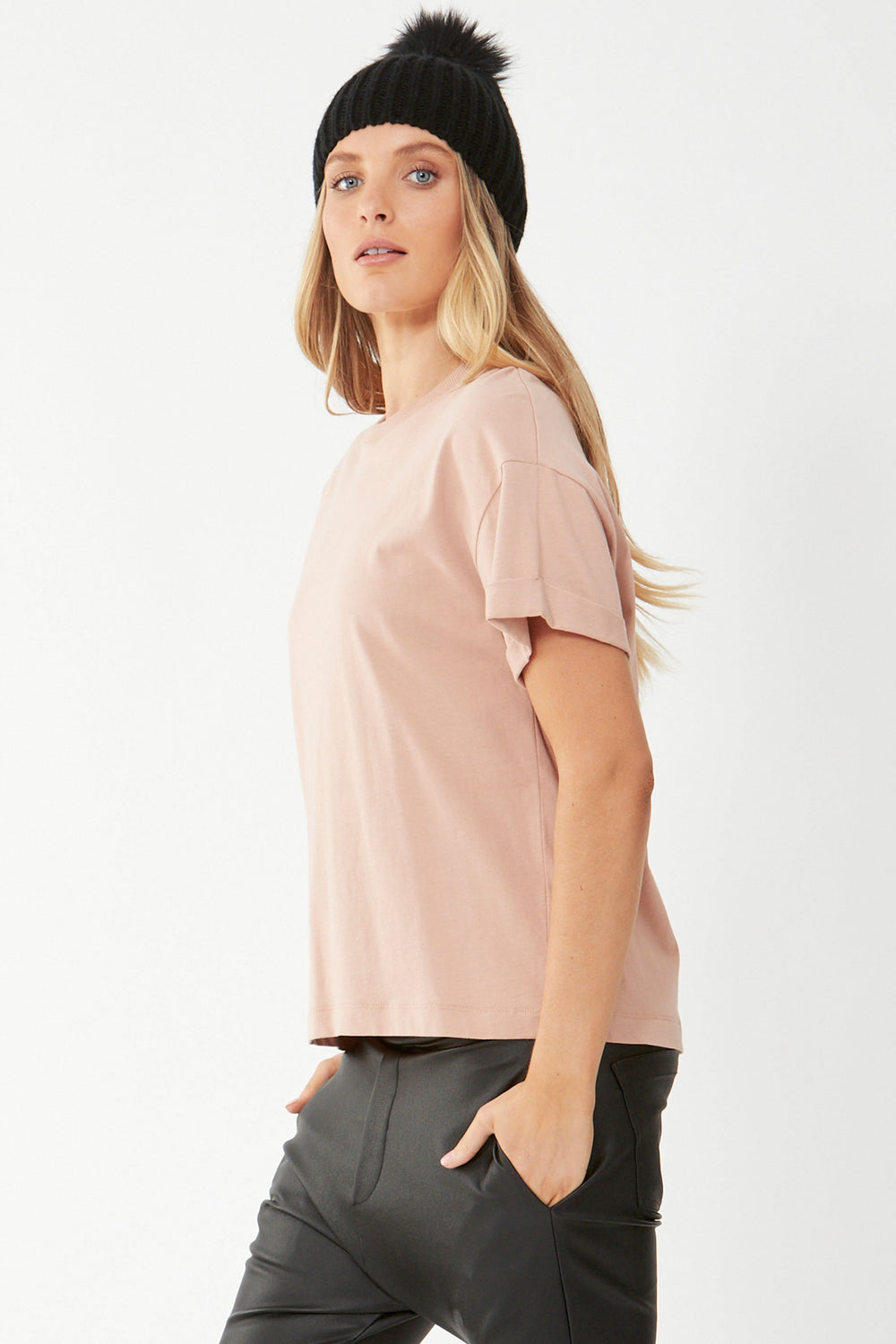 [TEST] Ella Cuffed Slouchy Tee