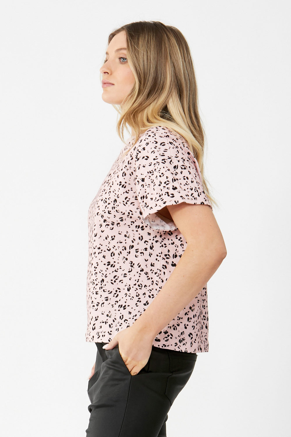 [TEST] Ella Cuffed Slouchy Tee
