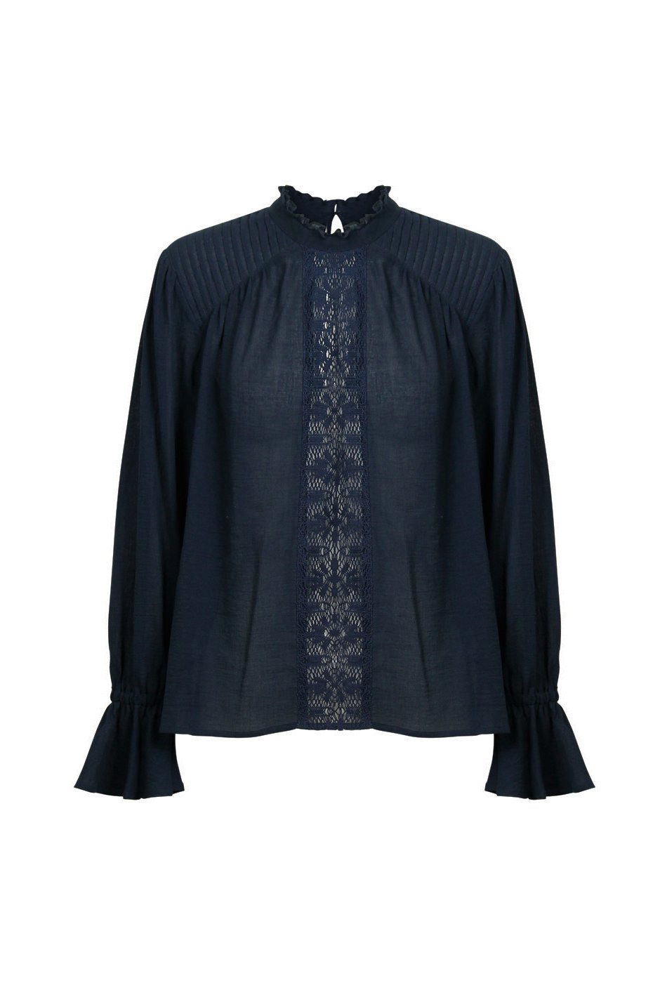 [TEST] Victoria Lace High Neck Blouse