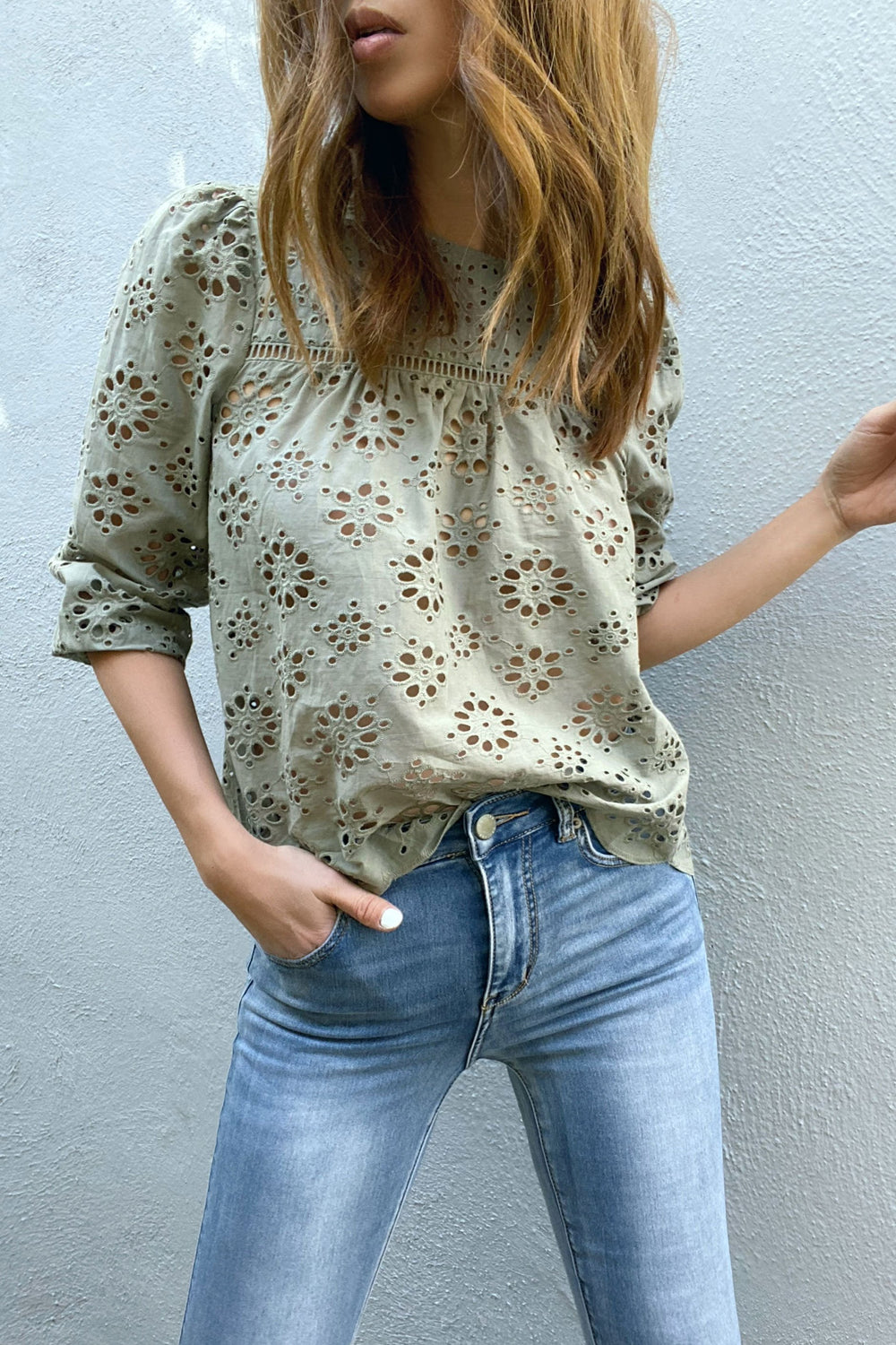 [TEST] Luella Broderie Blouse