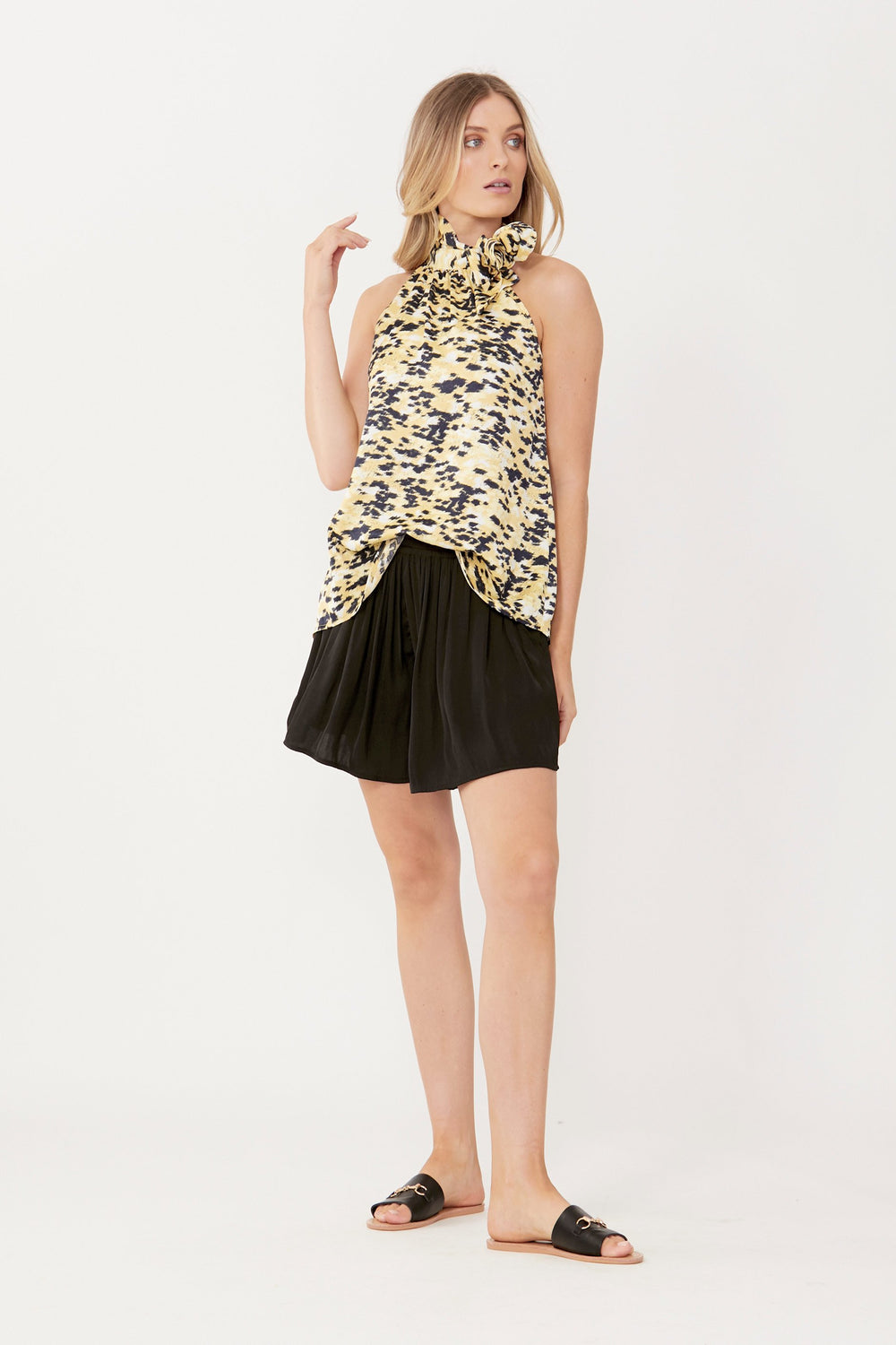 [TEST] Melissa Tie Neck Top
