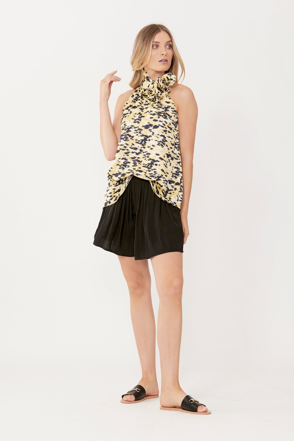 [TEST] Melissa Tie Neck Top
