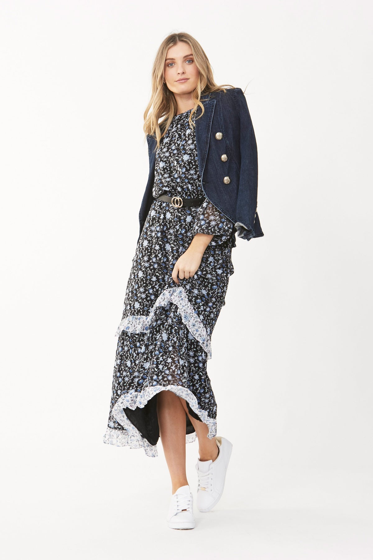[TEST] Kiera Ruffle Maxi Dress