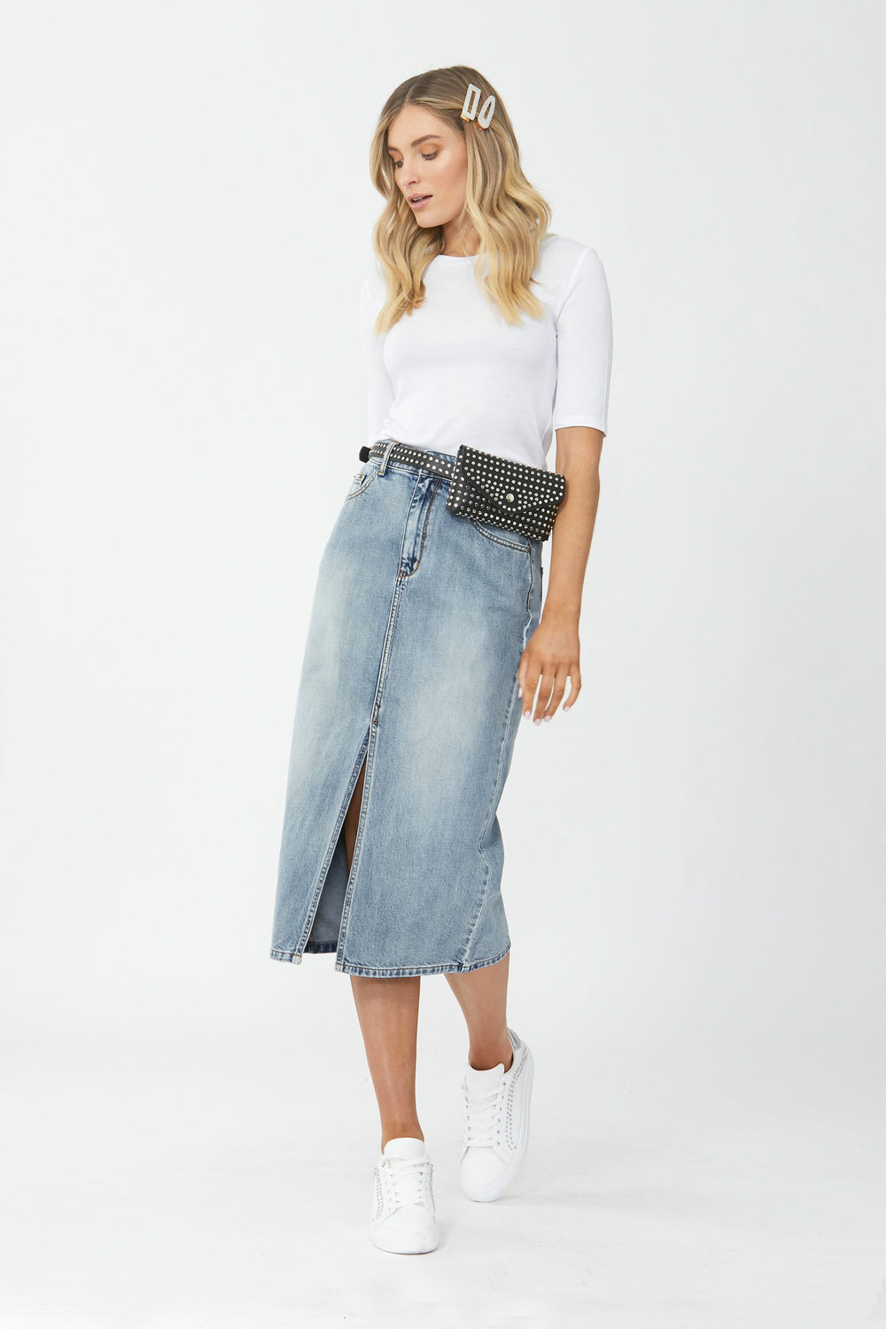 [TEST] Blaire Denim Midi Skirt