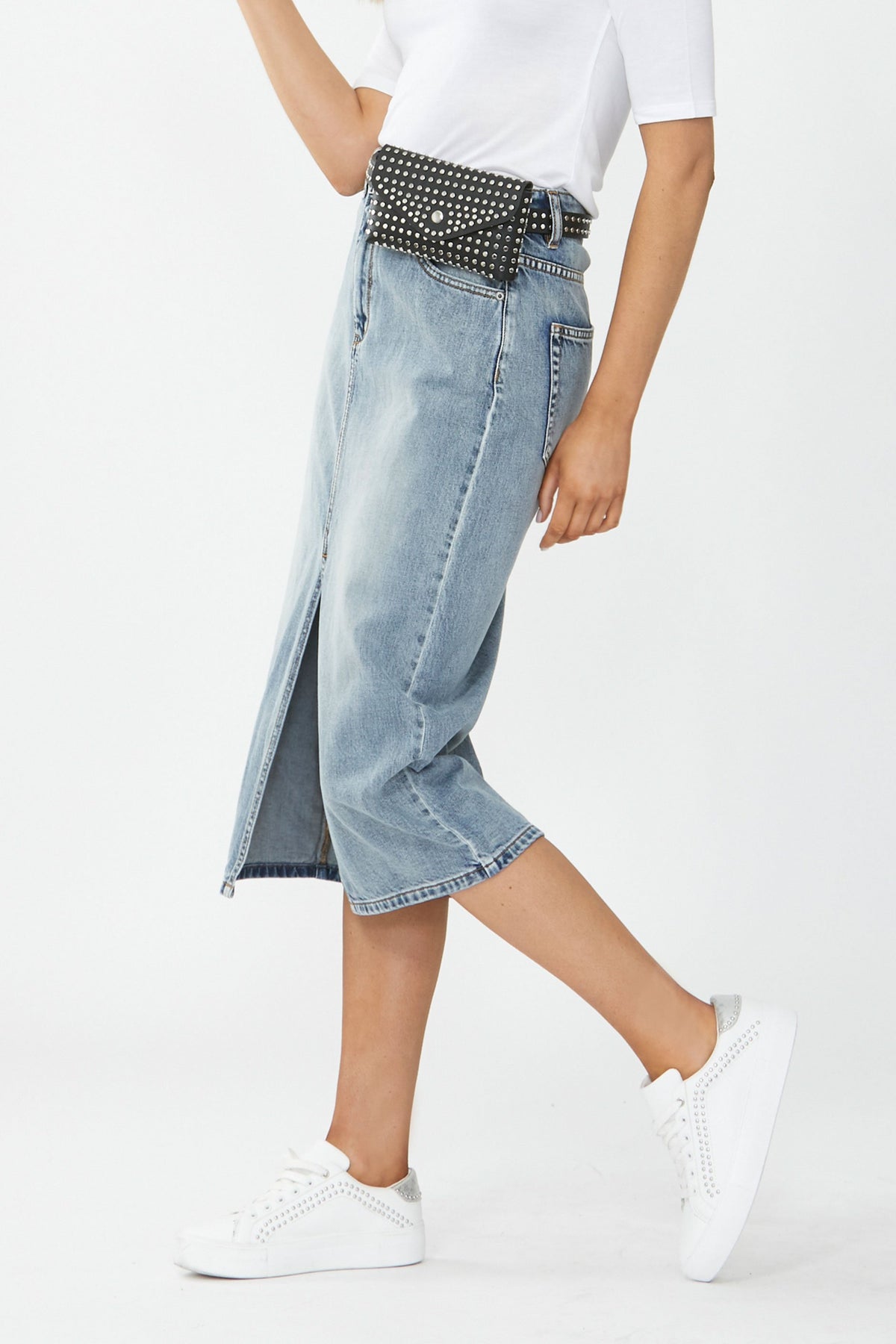 [TEST] Blaire Denim Midi Skirt
