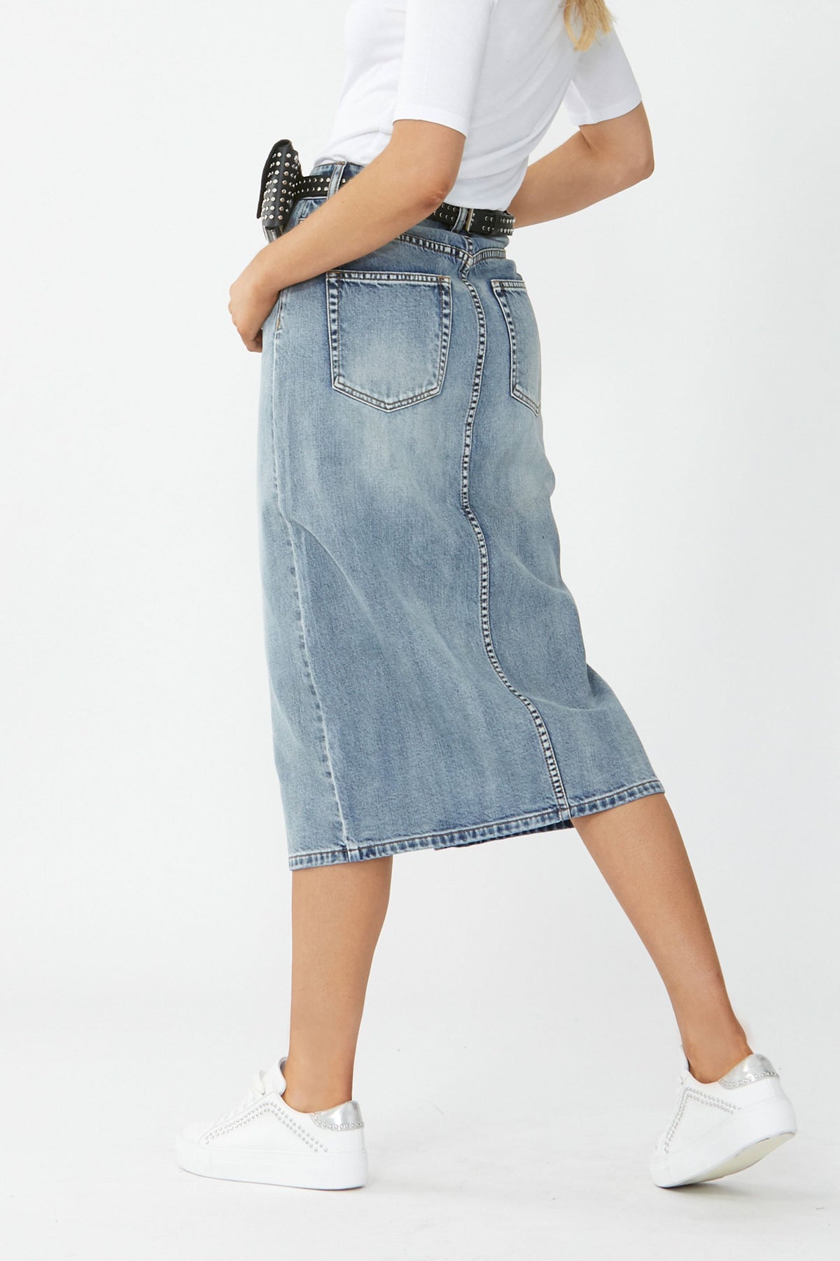 [TEST] Blaire Denim Midi Skirt